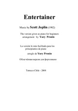 Entertainer. The version given as piano for beginners